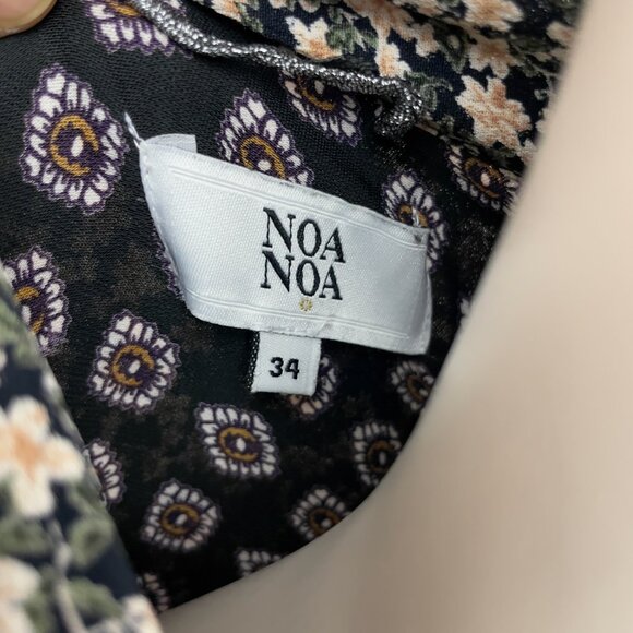 Noa Noa Floral Print Knee Length Romantic lightweight dress S 34 - Picture 8 of 15